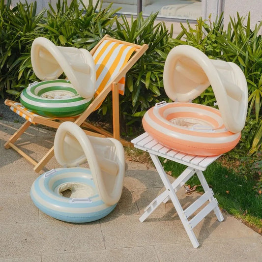 WAVENSTONE Children's Inflatable Floating Seat with Sunshade